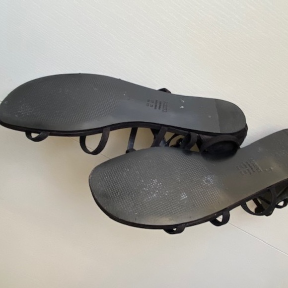 Schutz Gem Embellished Gladiator Flat Sandals Size 8 - Picture 9 of 14